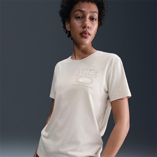 Lt Orewood Brn - Nike - Women's Club Short-Sleeve T-Shirt