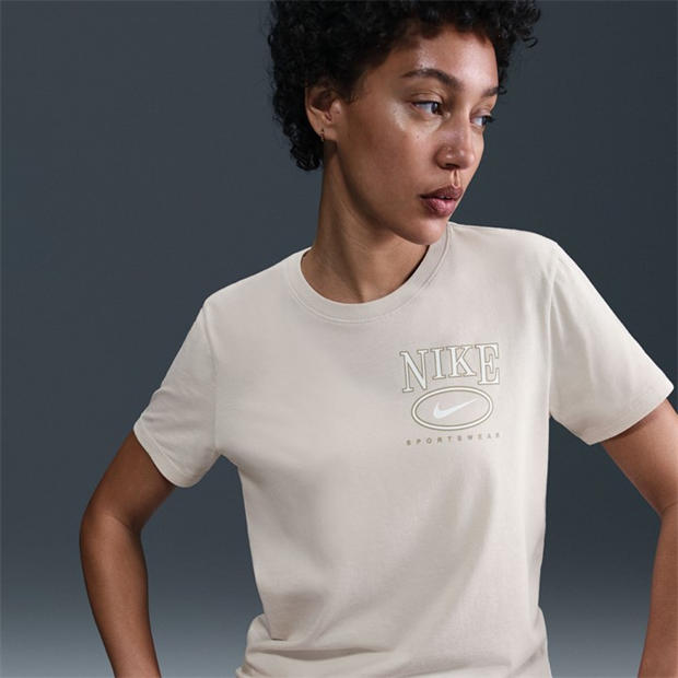 Lt Orewood Brn - Nike - Women's Club Short-Sleeve T-Shirt
