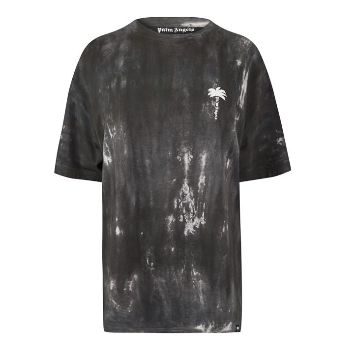 Palm Angels Women's Black X Hi Ibiza Tie Dye T-Shirt in Size 12, Sports Direct