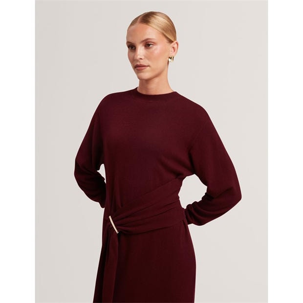 ted baker knitted dress Women's Midi Jumper 25NEW