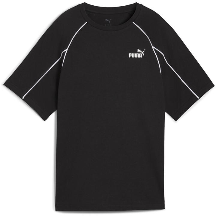 Puma Women's Black Sport Relaxed Regular Fit T-Shirt in Size 14, Sports Direct