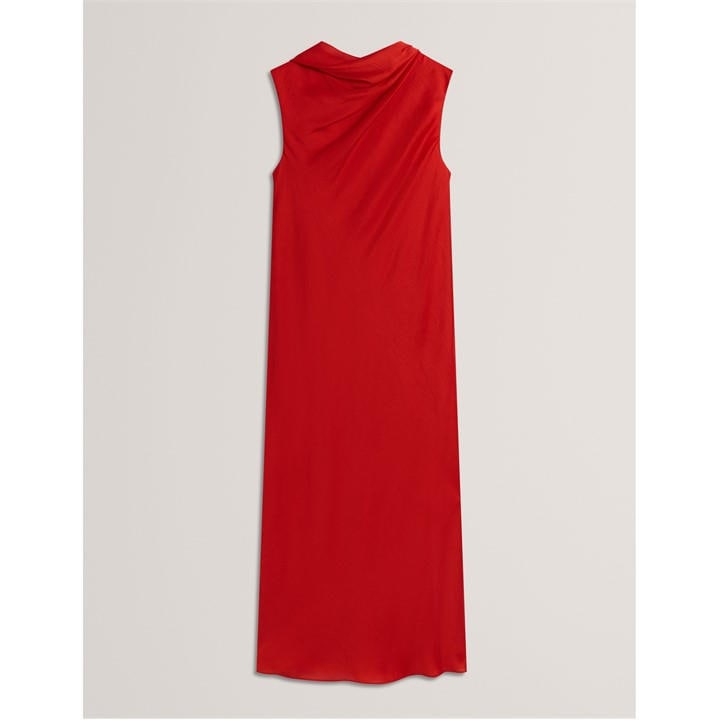 Ted Baker Women's Orange Tie Midi Slinky Dress in Size 8, Sports Direct