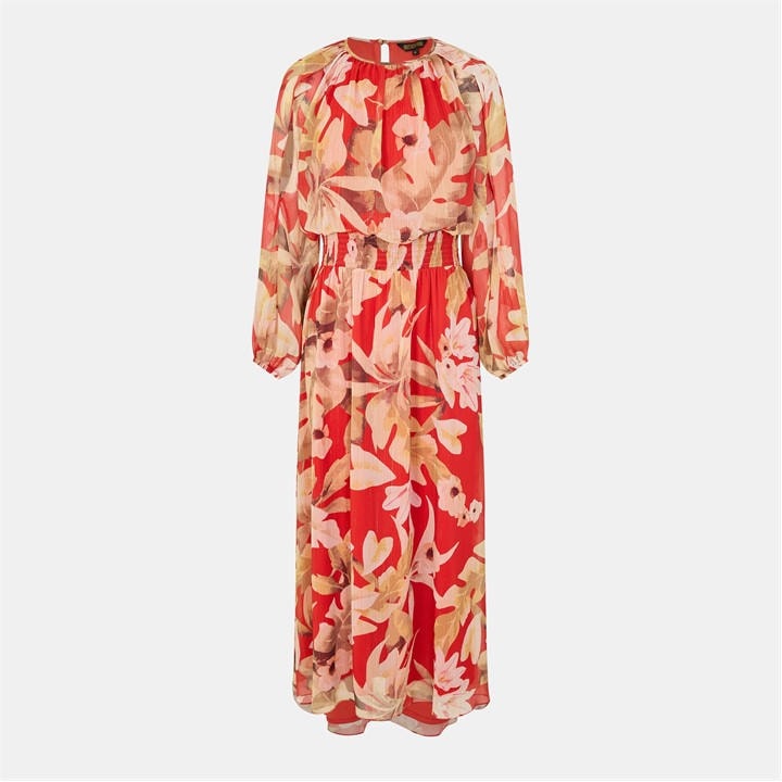 Biba Women's Orange Split Sleeve Skater Dress in Size 10, Sports Direct
