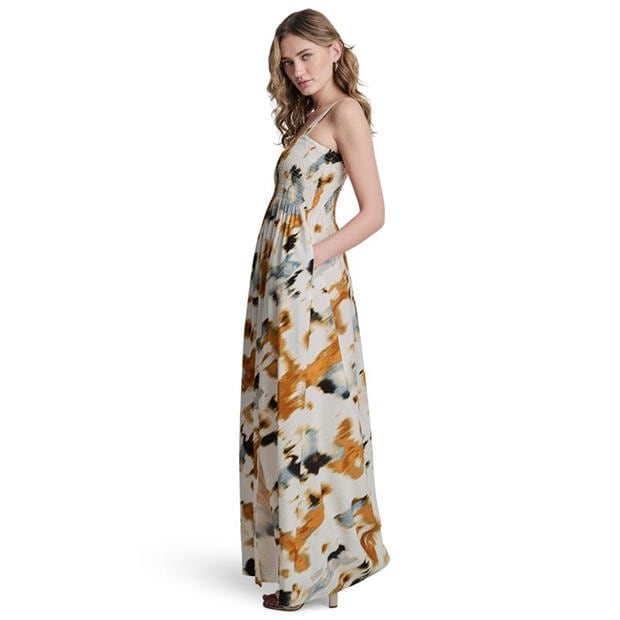 Sunburst Floral - DKNY - Women's Long Maxi Dress