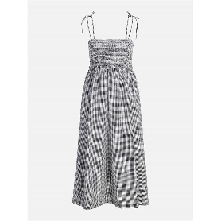 Jjxx Women's Black Seersucker Smock Dress in Size 10, Sports Direct