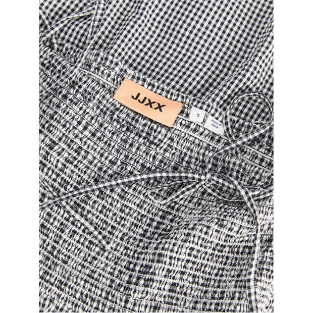 Black/White - JJXX - Women's Seersucker Smock Dress