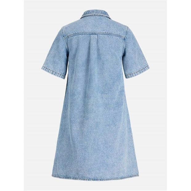 Lt Blue Denim - JJXX - Women's Denim Shirt Dress