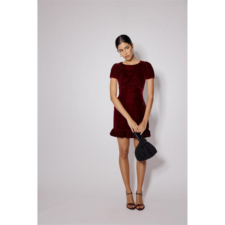 Nobodys  Women's Red Cosmo Mini Dress in Size 12, Sports Direct
