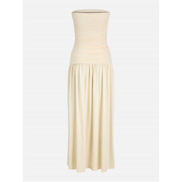 Alabaster Gleam - JJXX - Women's Bandeau Slip Dress