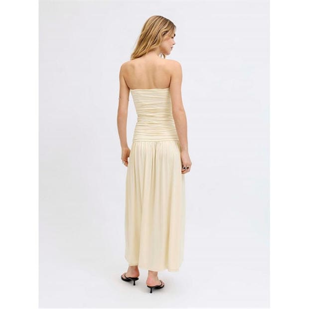 Alabaster Gleam - JJXX - Women's Bandeau Slip Dress