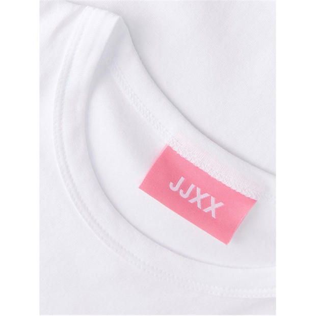Bright White - JJXX - Womens Football Short Sleeve T-Shirt