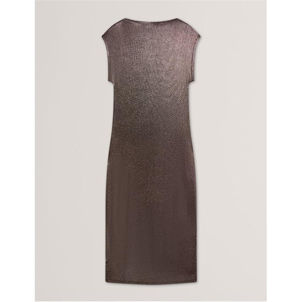 Węgiel - Ted Baker - Women's Metallic Bodycon Dress