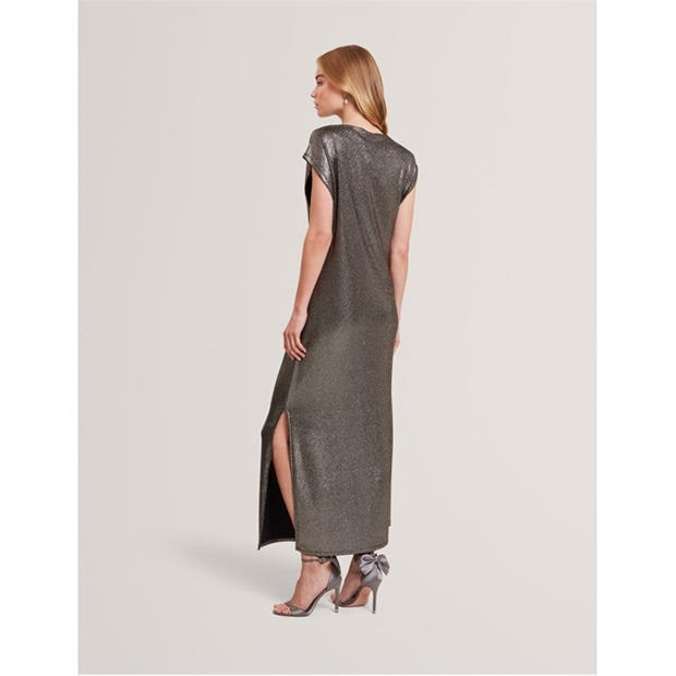 Węgiel - Ted Baker - Women's Metallic Bodycon Dress
