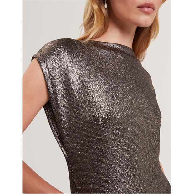 Węgiel - Ted Baker - Women's Metallic Bodycon Dress