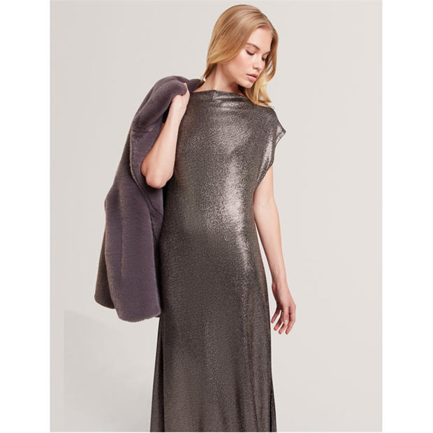 Węgiel - Ted Baker - Women's Metallic Bodycon Dress