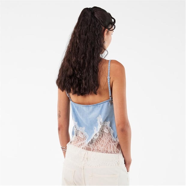 Blue Denim - Diesel - Women's Wrap Top