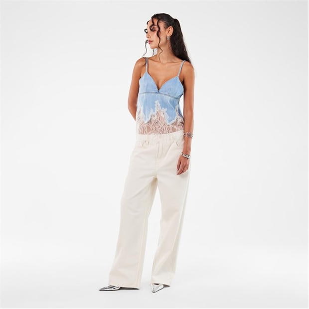 Blue Denim - Diesel - Women's Wrap Top