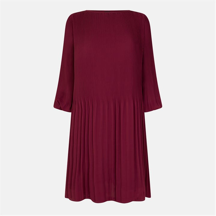 Boss Women's Red Dasie Skater Dress, Skater Dress Design in Size 4, Sports Direct
