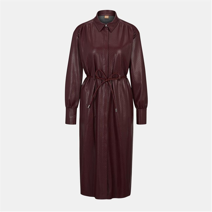 Boss Women's Red Dibanora10 Wrap Dress in Size 14, Sports Direct