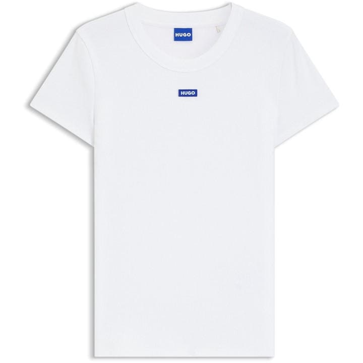 Hugo Women's Purple Easy Tee B 10257055 01 in Size 10, Sports Direct