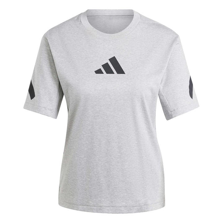 Adidas Women's Grey W Z.n.e. Tee T-Shirt in Size XS, Sports Direct