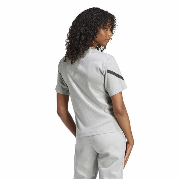 Medium Grey Hea - adidas - adidas W Z.N.E. Tee T-Shirt Womens