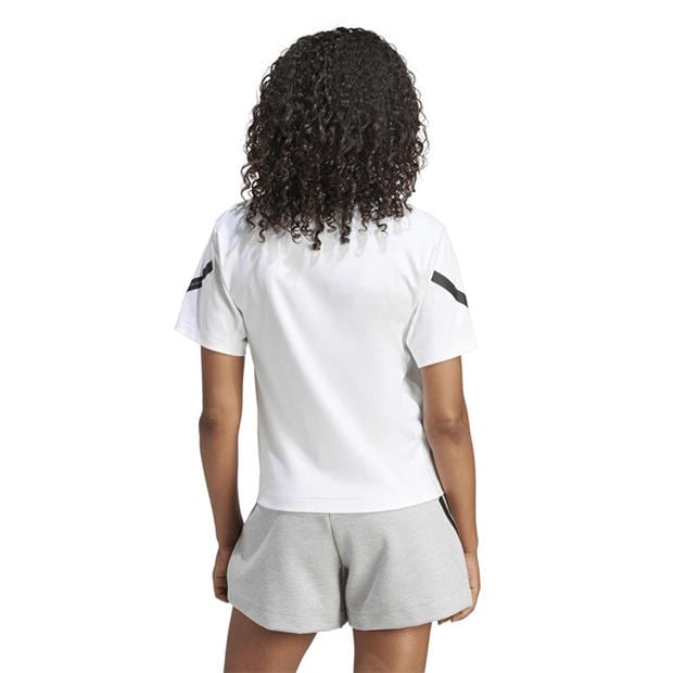 White - adidas - adidas W Z.N.E. Tee T-Shirt Womens