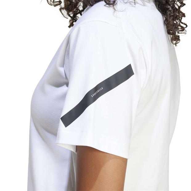 White - adidas - adidas W Z.N.E. Tee T-Shirt Womens