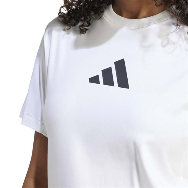 White - adidas - adidas W Z.N.E. Tee T-Shirt Womens
