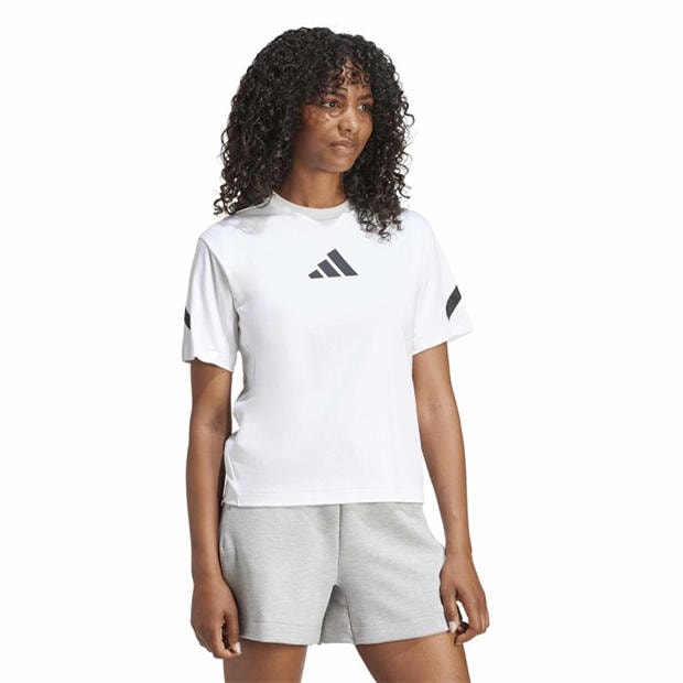 White - adidas - adidas W Z.N.E. Tee T-Shirt Womens