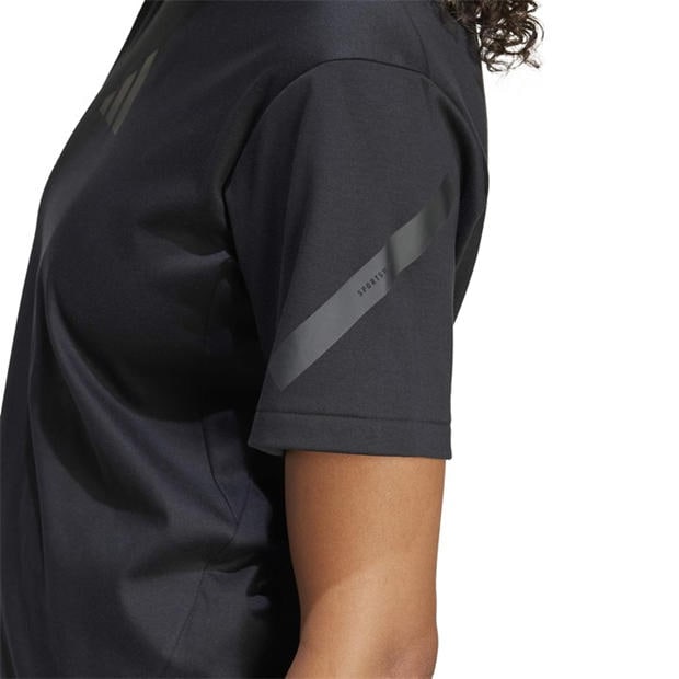 Black - adidas - adidas W Z.N.E. Tee T-Shirt Womens