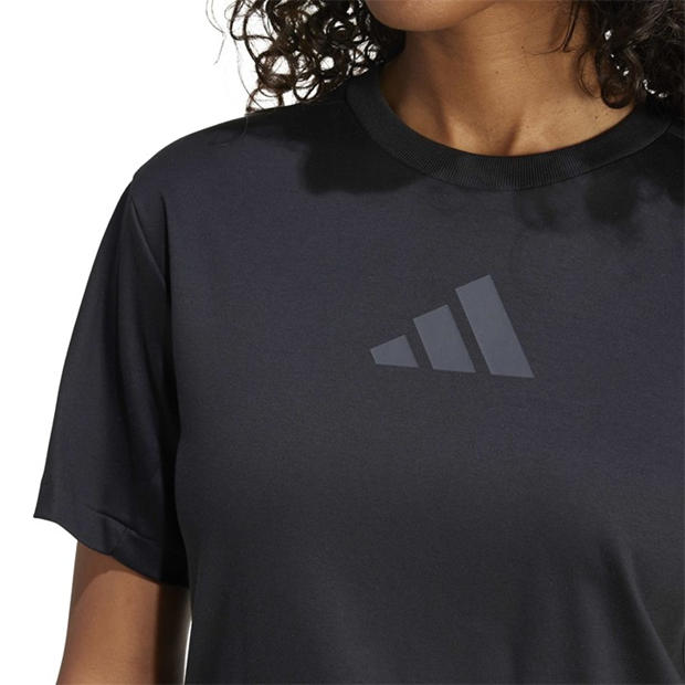Black - adidas - adidas W Z.N.E. Tee T-Shirt Womens