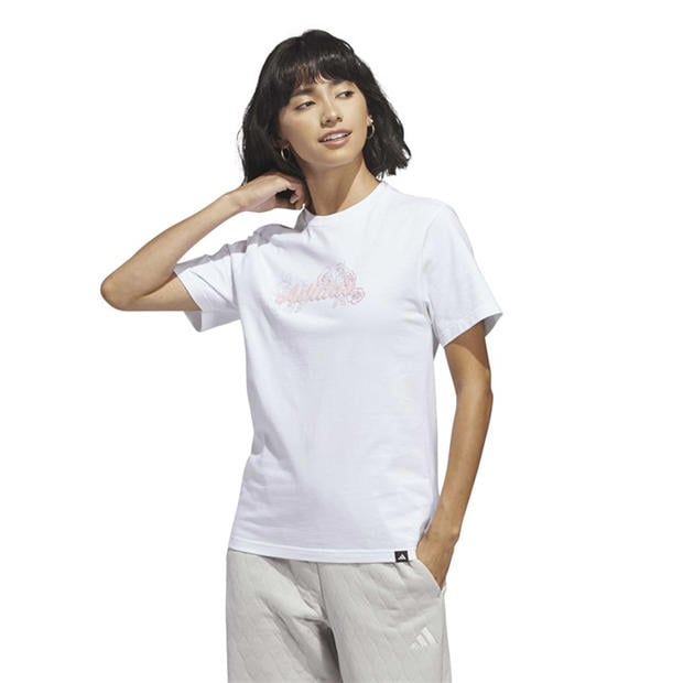 White - adidas - Women's Western T-Shirt