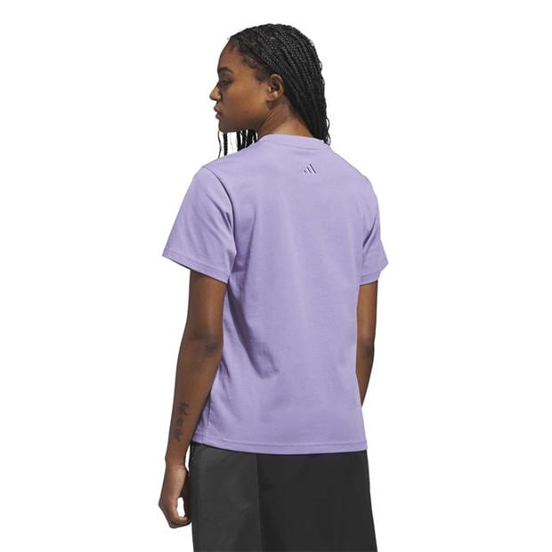 Magic Lilac - adidas - Women's Cursive T-Shirt