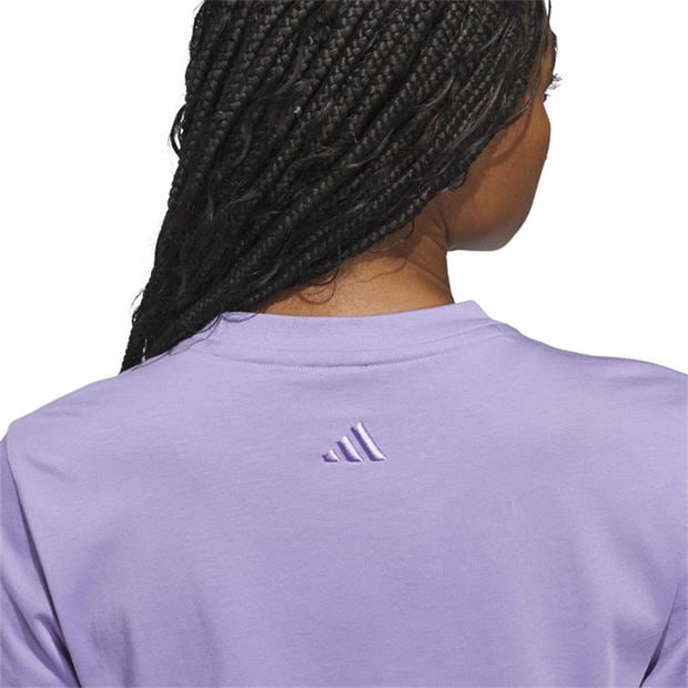 Magic Lilac - adidas - Women's Cursive T-Shirt