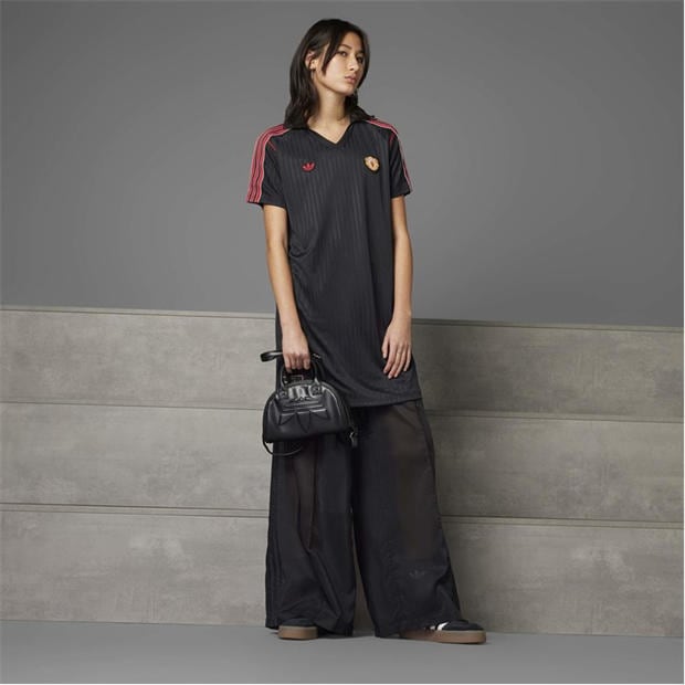 Black - adidas - Women's MUFC Icon T-Shirt Dress