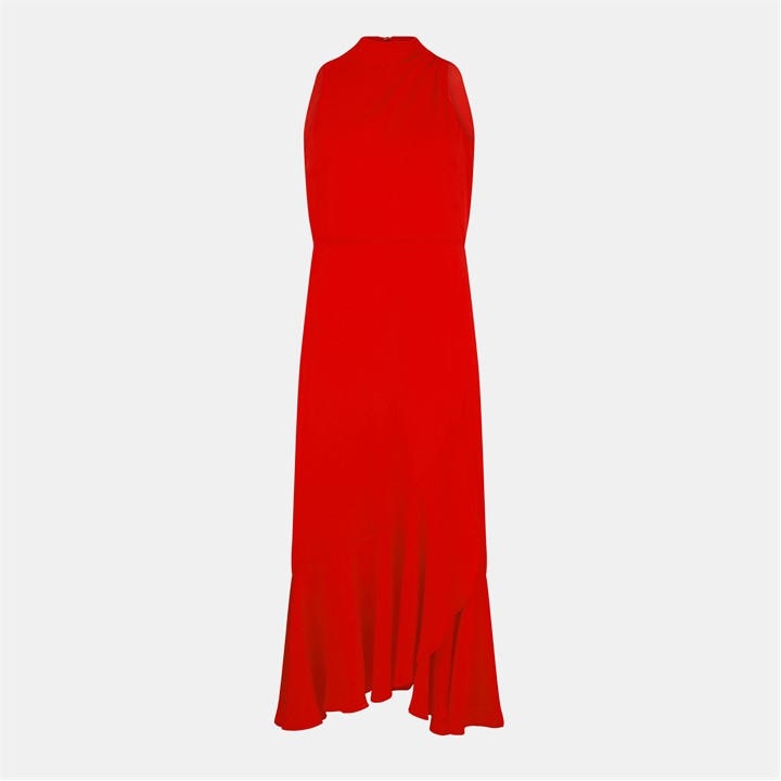 Ted Baker Women's Red Neck Tie Midi Dress in Size 6, Sports Direct