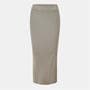 Muted Khaki - Jack Wills - Knitted Midi Skirt