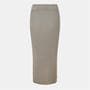 Muted Khaki - Jack Wills - Knitted Midi Skirt