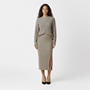 Muted Khaki - Jack Wills - Knitted Midi Skirt