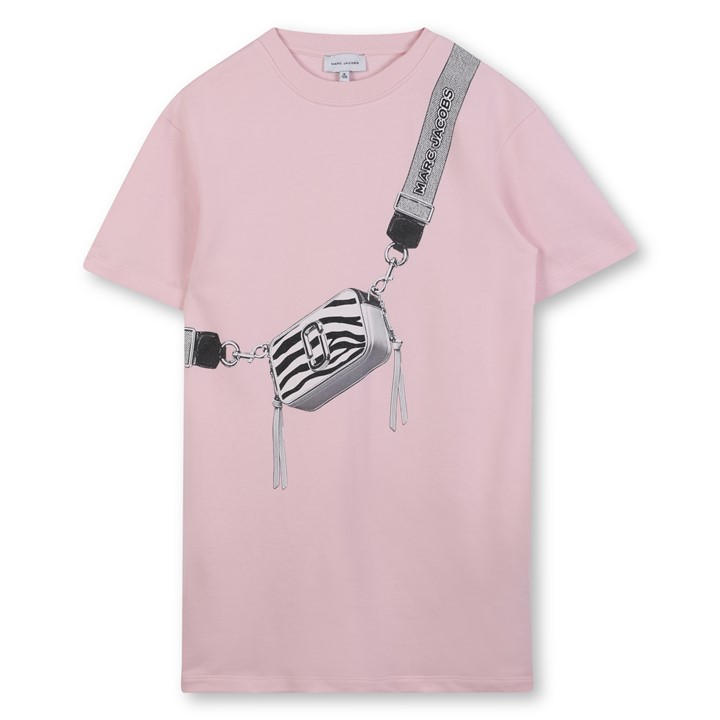 Marc Jacobs Girls Pink Kids' Snapshot T-Shirt Dress in Size 9 - 10 Years, Sports Direct