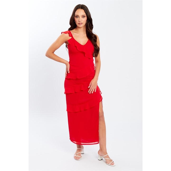 Influence Women's Red Cami Maxi Dress in Size 8, Sports Direct