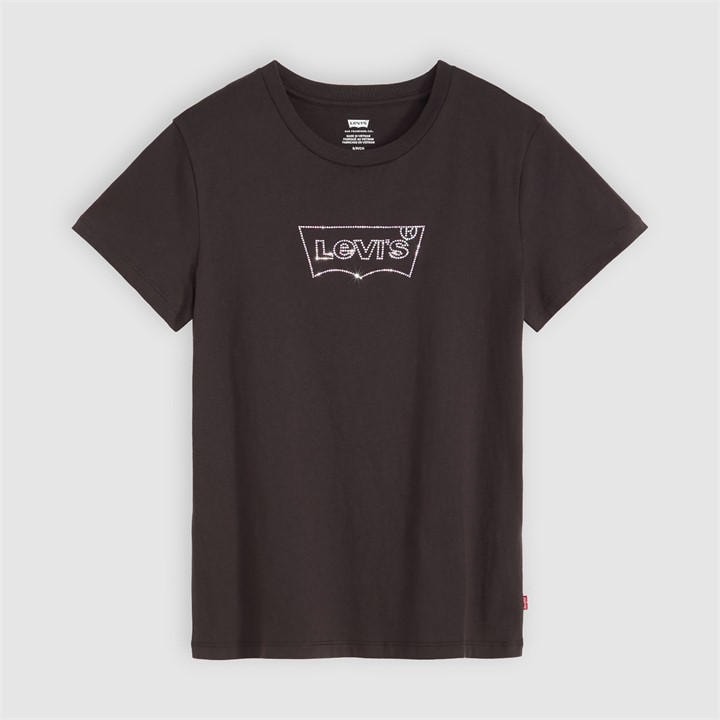 Levis Women's Blue The Perfect T in Size 10, Sports Direct
