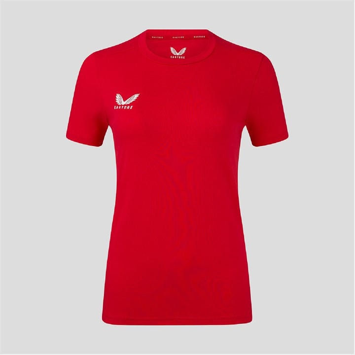 Castore Women's Red T-Shirt in Size 12, Sports Direct