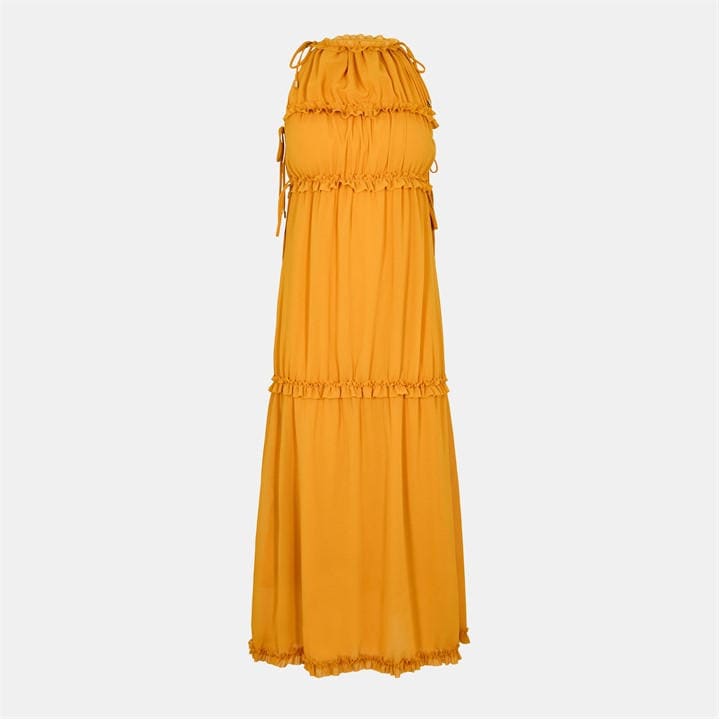 Amylynn Women's Yellow Maxi Dress in Size 8, Sports Direct