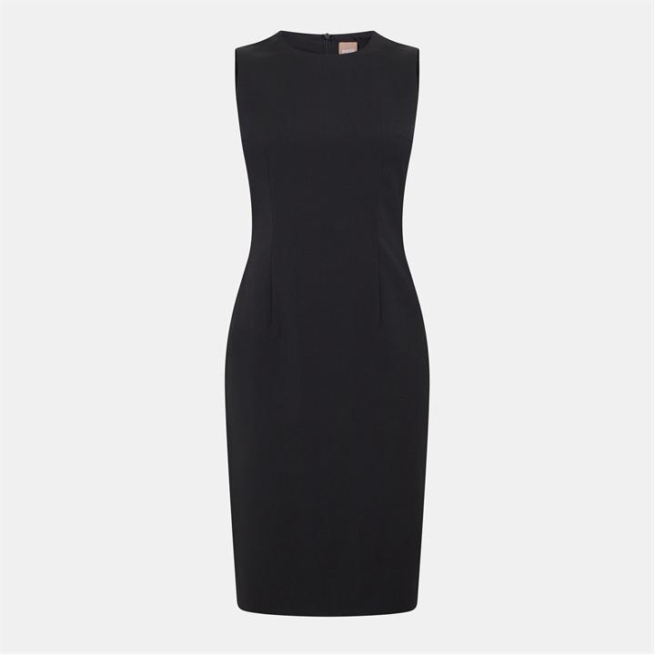 Boss Women's Black Dirulah Bodycon Dress in Size 18, Sports Direct