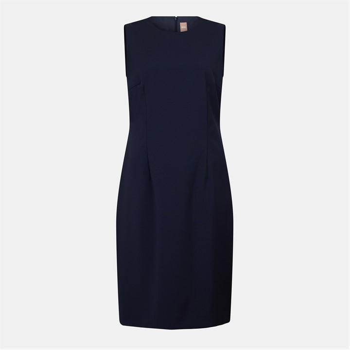 Boss Women's Blue Dirulah Bodycon Dress in Size 14, Sports Direct
