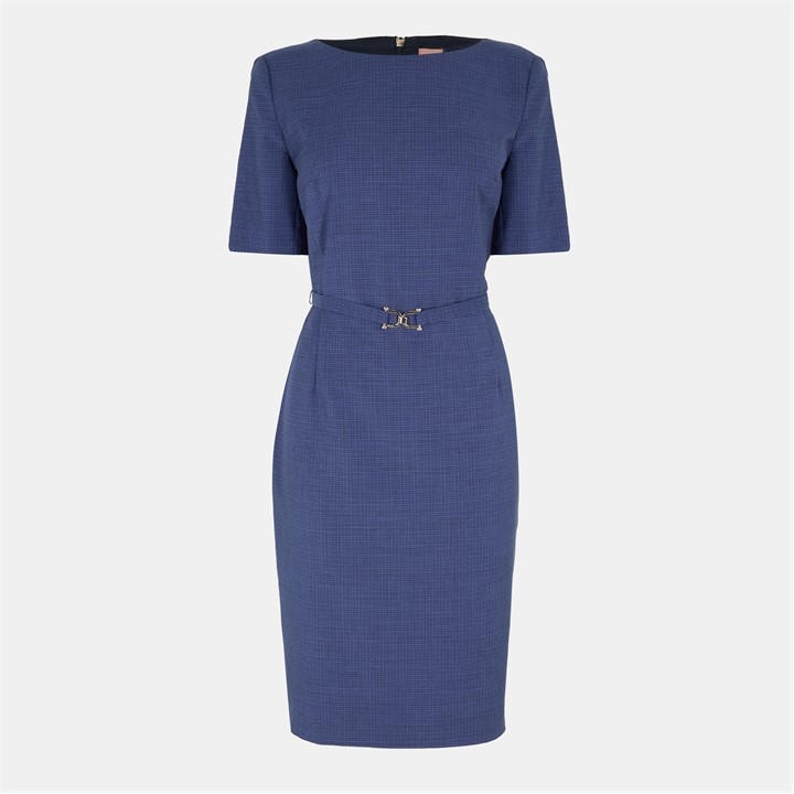 Boss Women's Black Danorla Bodycon Dress in Size 18, Sports Direct