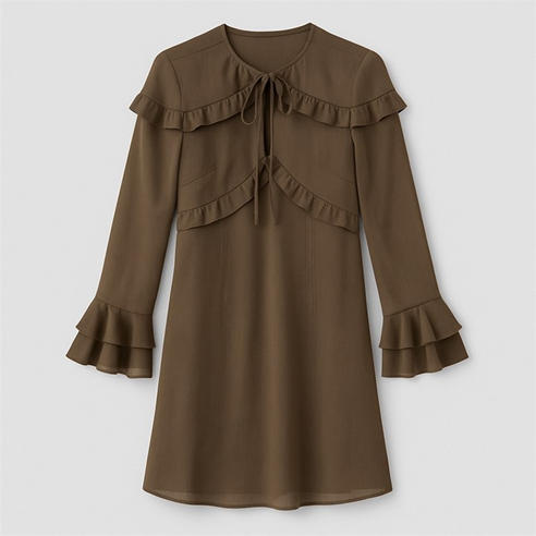 I Saw It First - Ruffle Mini Dress