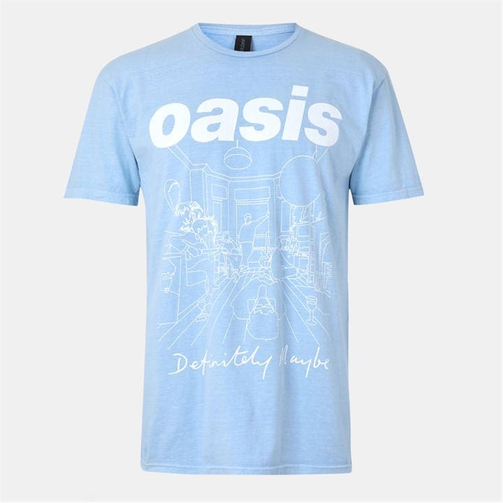 Official Women's Blue Oasis T-Shirt in Size 14, Sports Direct